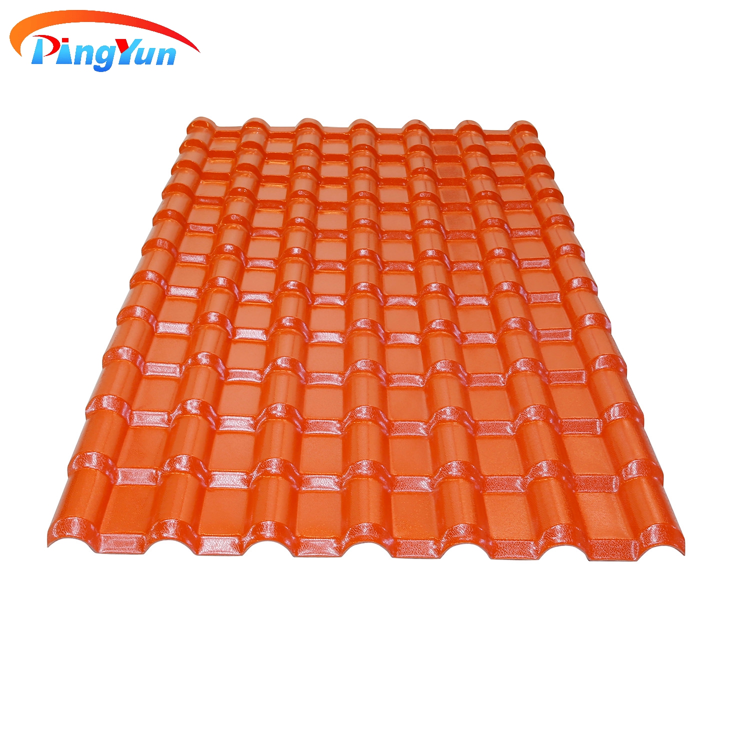 Anti-corrosive Spanish style synthetic resin roof tile na may ASA material para sa villa