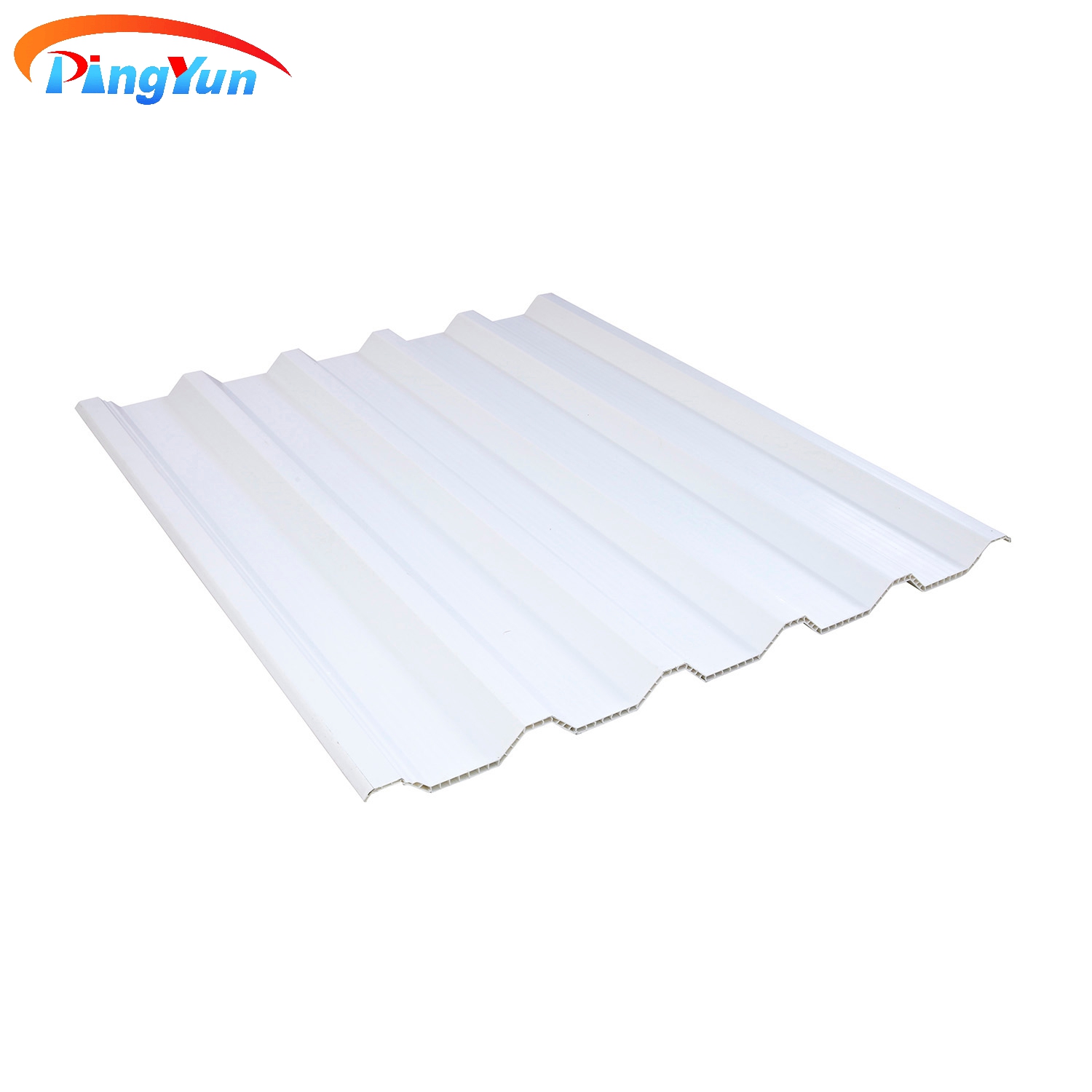 Heat Insulation Twin Walls Pvc Roof Sheet Hollow Roof Tile para sa Poultry Livestock Shed