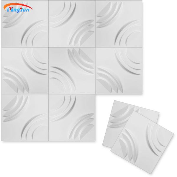 3d pvc wall design panel trade grey color pvc wall panel para sa night club o dekorasyon ng hotel