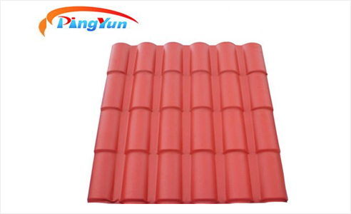 Mexico pupular pvc roof sheet Corrosion resistance Roma ASA PVC plastic roof tile para sa pavilion