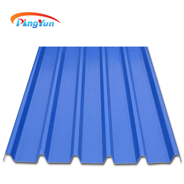 Parking Lot White 2.0mm Corrugated UPVC Roof Sheet