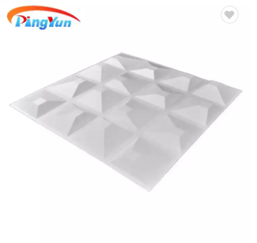 Waterproof PVC Interior Decor Wall Panel Mayaman At Makukulay na 3d Wall Sticker Panel