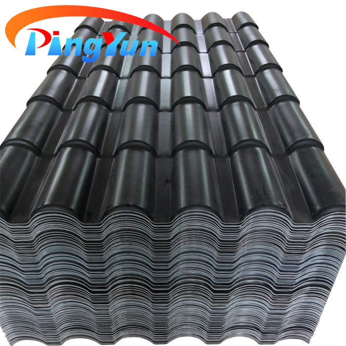 Roma Style ASA PVC Roof Tile Synthetic Resin Roof Sheet Para sa Gusali ng Bahay