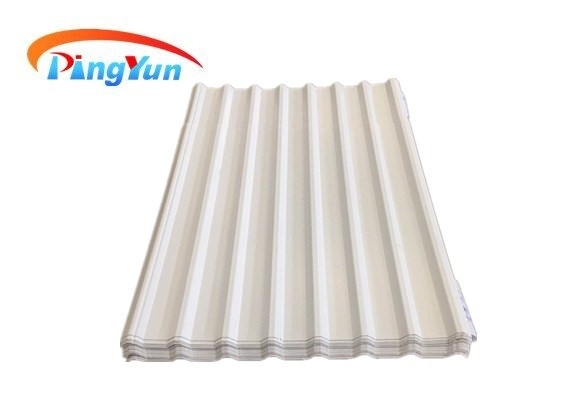 Heat Insulation Upvc Plastic Roof Tile Corrugated Roofing Sheet 3 Layer UPVC Roof Tile Teja De PVC