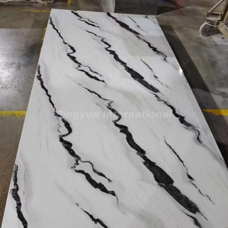 Marble Sheet 4X8 Dekorasyon na Panloob na Wall Dekorasyon Magandang Kalidad UV Marble