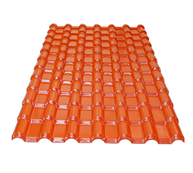 Mga Plastic na Roofing Sheet para sa Mga Materyal na Gusali ng Bahay Corrugated ASA PVC Roof Tile Colombia Spanish Roof Shingles