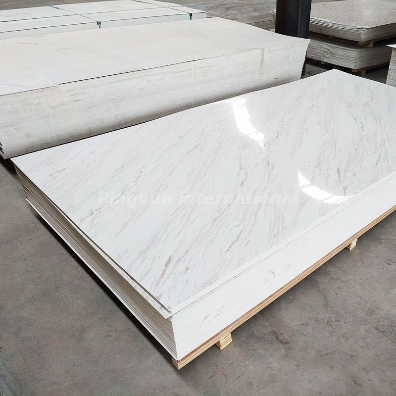 Marble Sheet 4X8 Dekorasyon na Panloob na Wall Dekorasyon Magandang Kalidad UV Marble