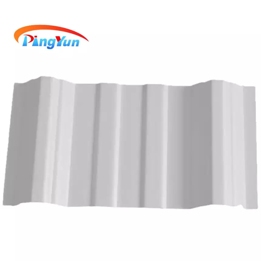 Heat Insulation Upvc Plastic Roof Tile Corrugated Roofing Sheet 3 Layer UPVC Roof Tile Teja De PVC