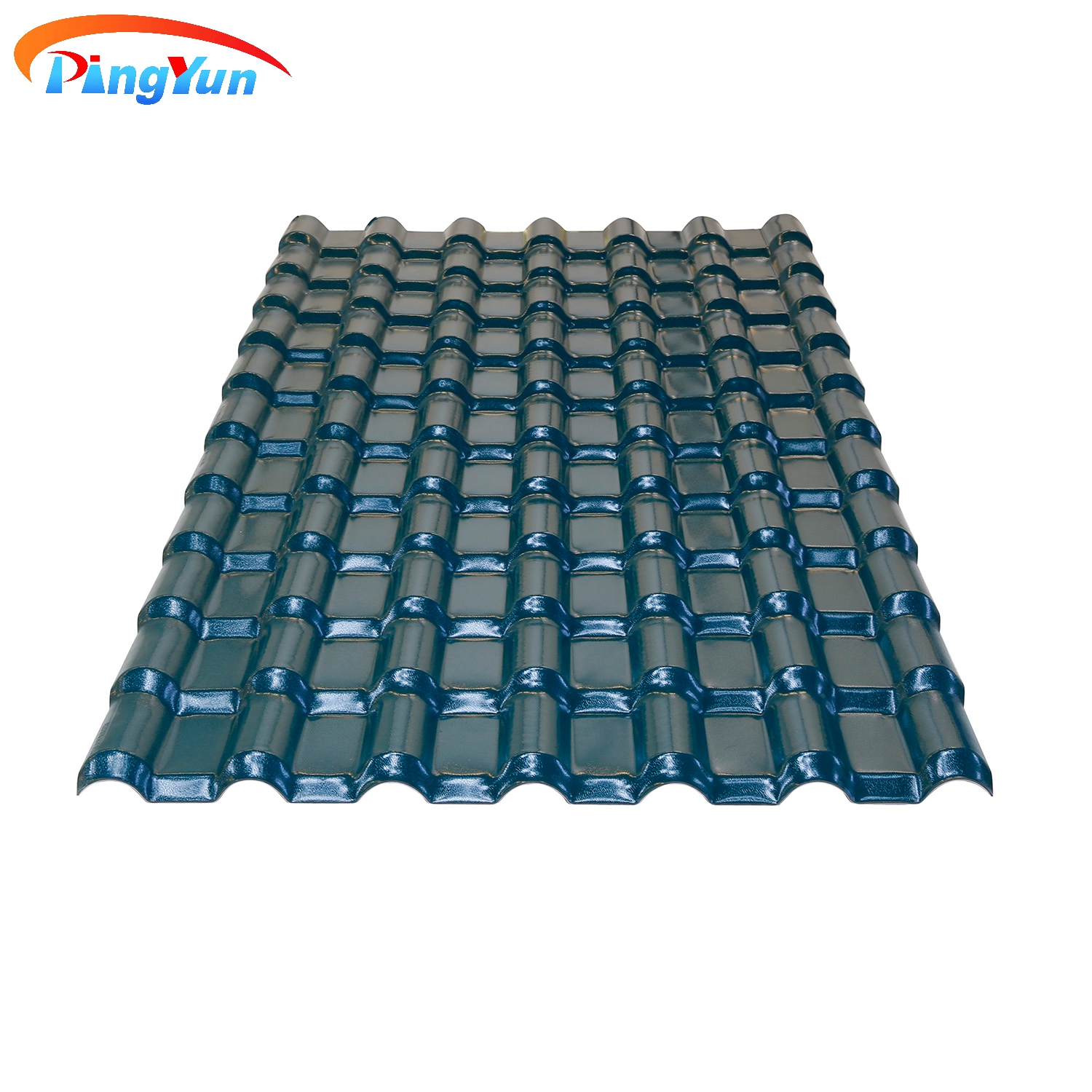 Anti Corrosive Plastic Spanish Roof Tile ASA PVC Corrug Roof Tile para sa Villa