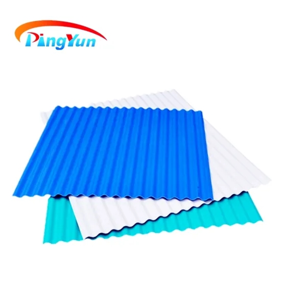 Color stable techos de pvc Mexico sikat na pvc roof tile small wave upvc plastic roof sheet para sa warehouse