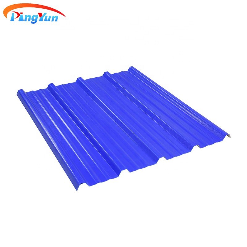 Trapezoidal Roof Tile Teja De PVC Roof Sheet Heat Insulation Anti-corrosive Roof Tile